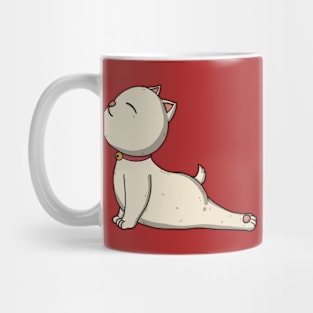 Cute Cat In Yoga Cobra Pose Mug